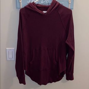 TNA/ Aritzia Purple Plum Long Sleeve “Sweater”